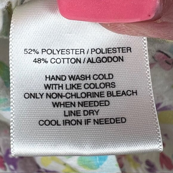 Sag Harbor Womens Button-down 3/4 Sleeve Tunic Plus Size 3X - Picture 6 of 7